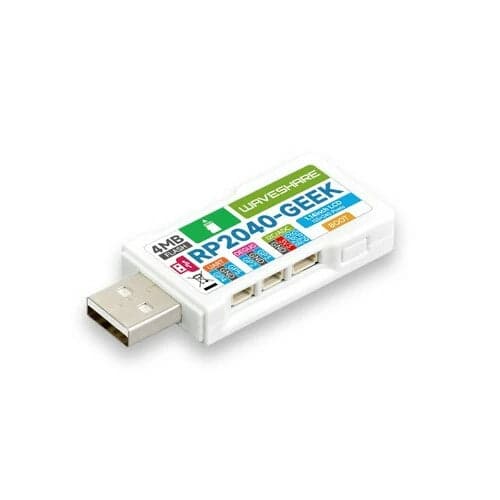 Макетная плата Waveshare RP2040-GEEK на базе микроконтроллера RP2040 с 1,14-дюймовым ЖК-дисплеем с разрешением 65 тыс. цветов — фото 2
