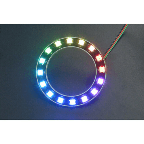 WS2812-16 Светодиодная кольцевая лампа RGB — фото 2