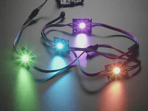 Сверхяркий светодиод RGBW NeoPixel мощностью 4 Вт, цепной, холодный белый — фото 2