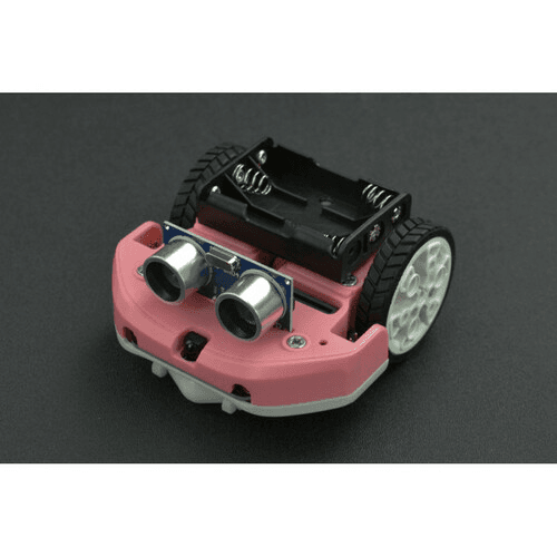 micro: Maqueen Lite с корпусом (красный) - платформа для роботов для образовательного программирования micro:bit — фото 2