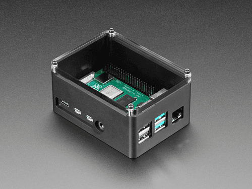 Чехол anidees Black Extra High Raspberry Pi 4 — фото 2