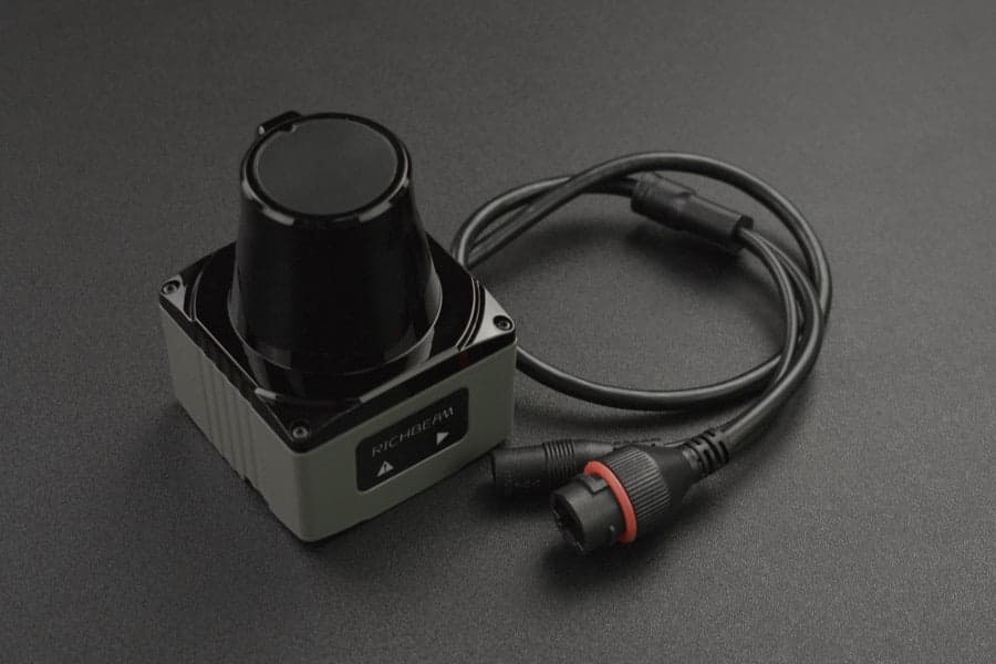 LakiBeam 1S - 270-градусный однолинейный 2D ToF LiDAR промышленного класса (15 м, 12 В, Ethernet UDP, IP65) — фото 2