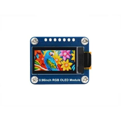 0,96-дюймовый модуль RGB OLED-дисплея, разрешение 64 × 128, 65 тыс. цветов, интерфейс SPI — фото 2