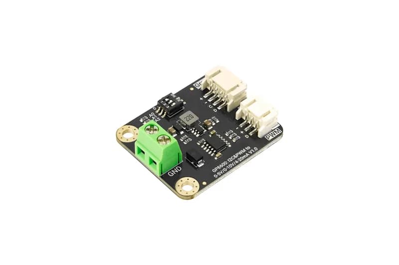 Gravity: GP8600 1-канальный I2C и ШИМ для модуля ЦАП 0–5 В/0–10 В/4–20 мА (16 бит)