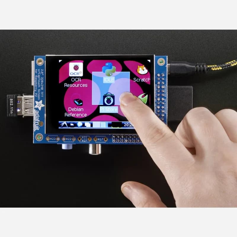 PiTFT 2.8 TFT 320x240 + емкостный сенсорный экран для Raspberry Pi