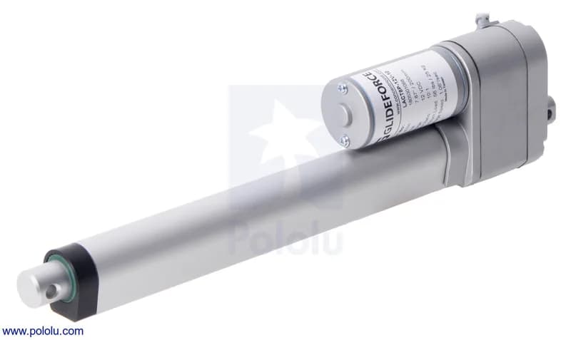 Glideforce LACT8P-12V-05 Легкий линейный привод с обратной связью: 15 кгс, ход 8 дюймов (используемый 7,8 дюйма), 1,7 дюйма/с, 12 В