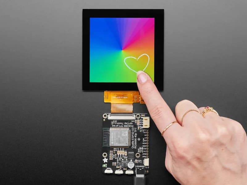 Квадратный TFT-дисплей RGB 666 TTL — 3,4 дюйма, 480 x 480 пикселей, сенсорный — TL034WVS05CT-B1477A