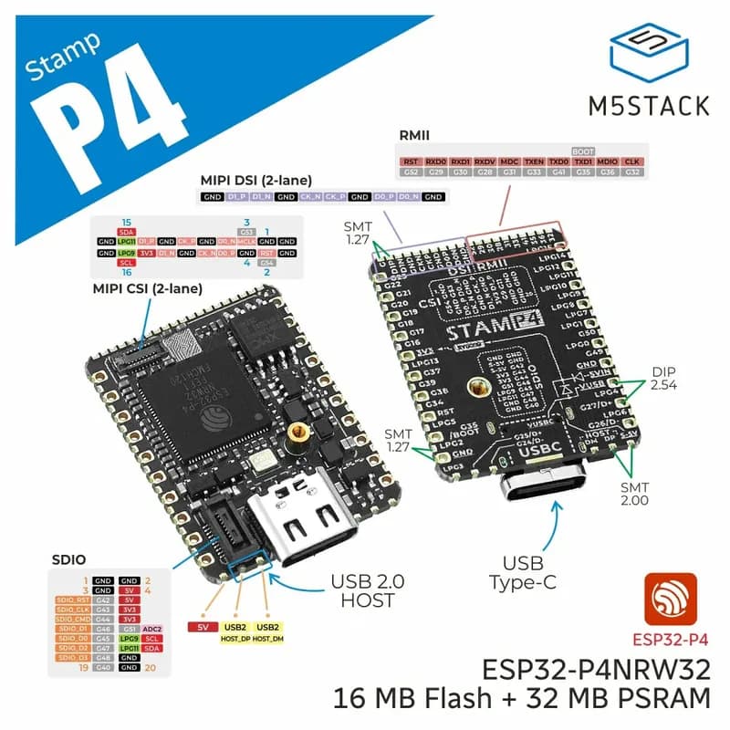 M5Stamp ESP32P4