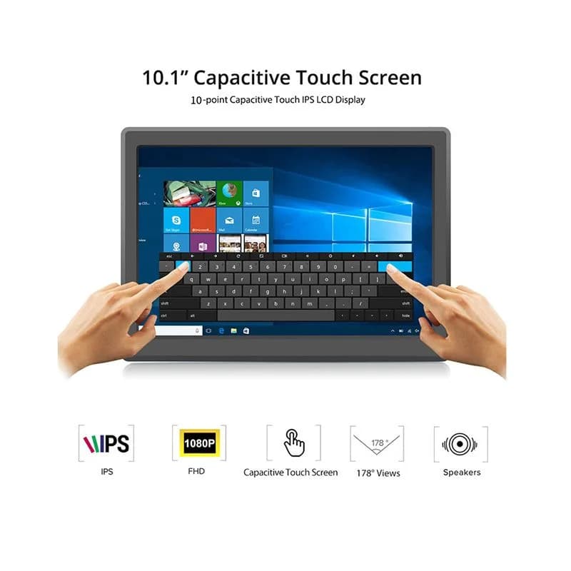 SF101T 10,1-дюймовый сенсорный IPS-монитор 1920x1080 для Raspberry Pi