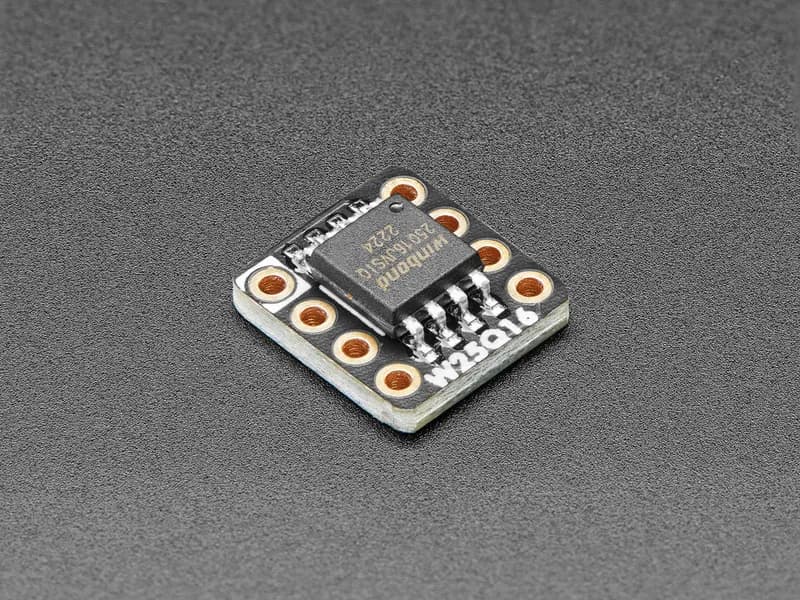 Коммутационная плата Adafruit QSPI DIP — W25Q16 — 16 МБит, 2 МБ W25Q16JVSSIQ