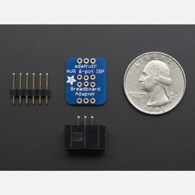 Мини-комплект 6-контактного адаптера для макетной платы Adafruit AVR ISP