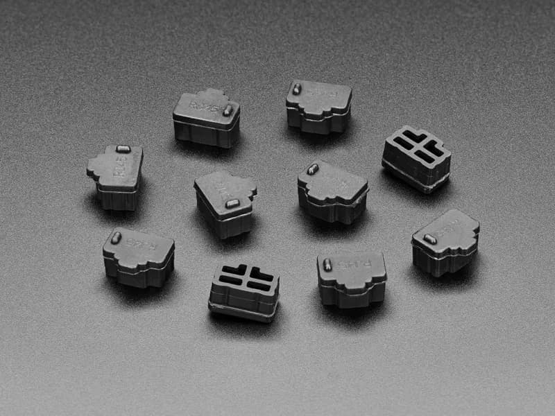 Силиконовые пылезащитные вставки RJ-45 — 10 шт.
