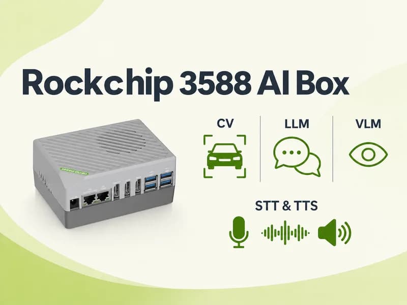 реКомпьютер RK3588-30 | Open Rockchip AI Box, специально разработанный для разработки приложений искусственного интеллекта