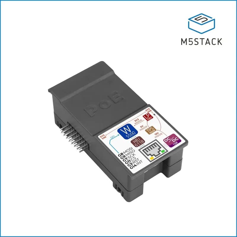 PoE-модуль для StamPLC (W5500)