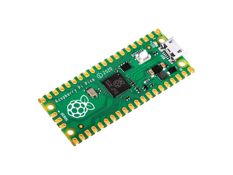 Raspberry Pi Pico - чип Raspberry Pi RP2040, удобный для начинающих микроконтроллер, небольшой и гибкий дизайн, низкое энергопотребление
