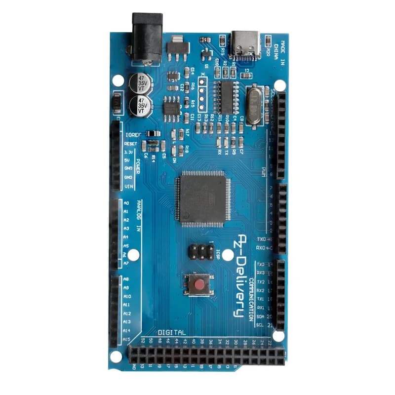 AZ-MEGA2560-Board Микроконтроллер с USB-C Anschluss Entwicklungsboard, совместимый с Arduino