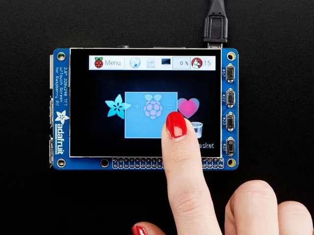 Adafruit PiTFT Plus 320x240 2,8" TFT + емкостный сенсорный экран