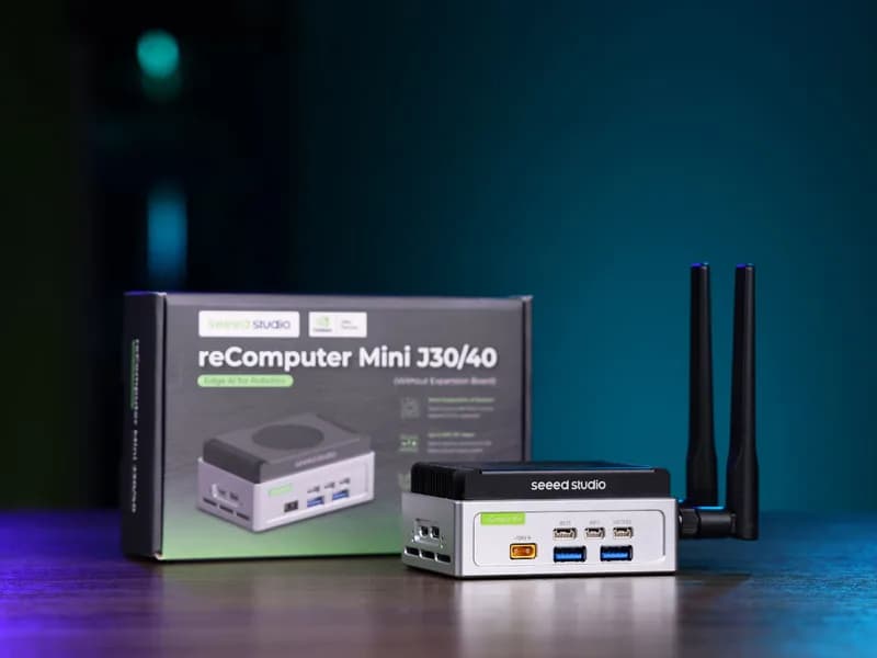 reComputer Mini J4012 — интеллектуальный компьютер Edge AI с NVIDIA® Jetson™ Orin™ NX 16 ГБ