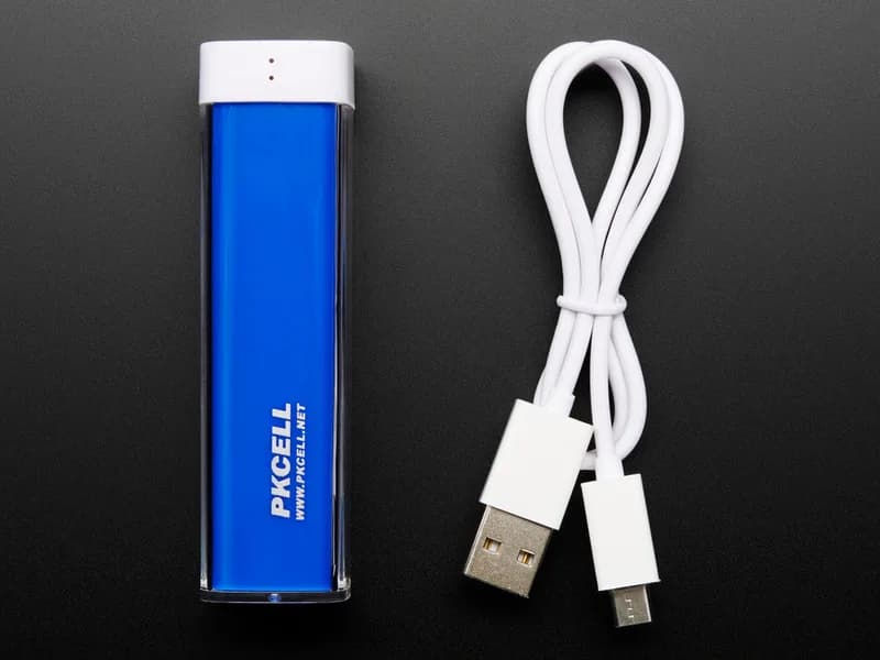 USB-аккумулятор - емкость 2200 мАч - выход 5 В, 1 А