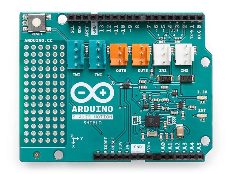 9-осевой экран движения Arduino