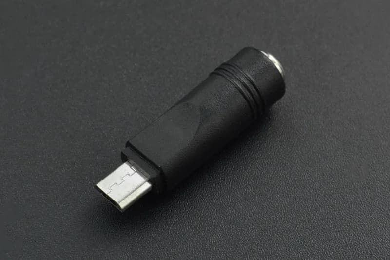 Адаптер постоянного тока 5,5/2,1 мм к микро-USB