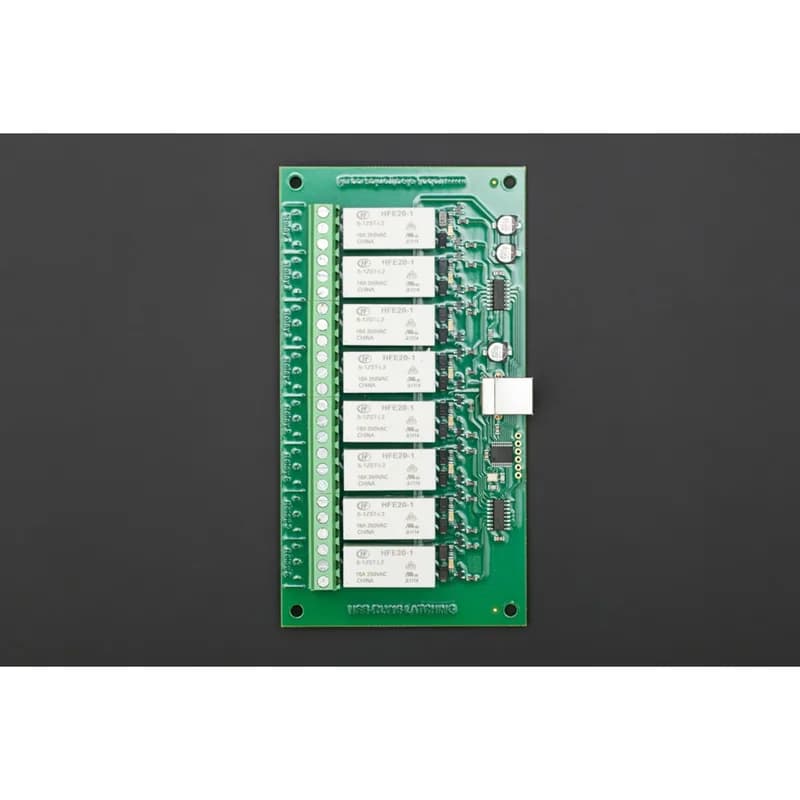 USB-RLY16L(16 8-канальных релейных выходов малой мощности на 16А)