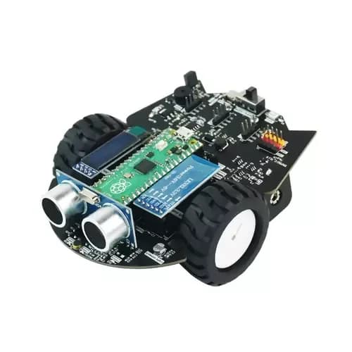 Симпатичный автомобиль-робот для Raspberry Pi Pico с поддержкой программирования MicroPython
Робот