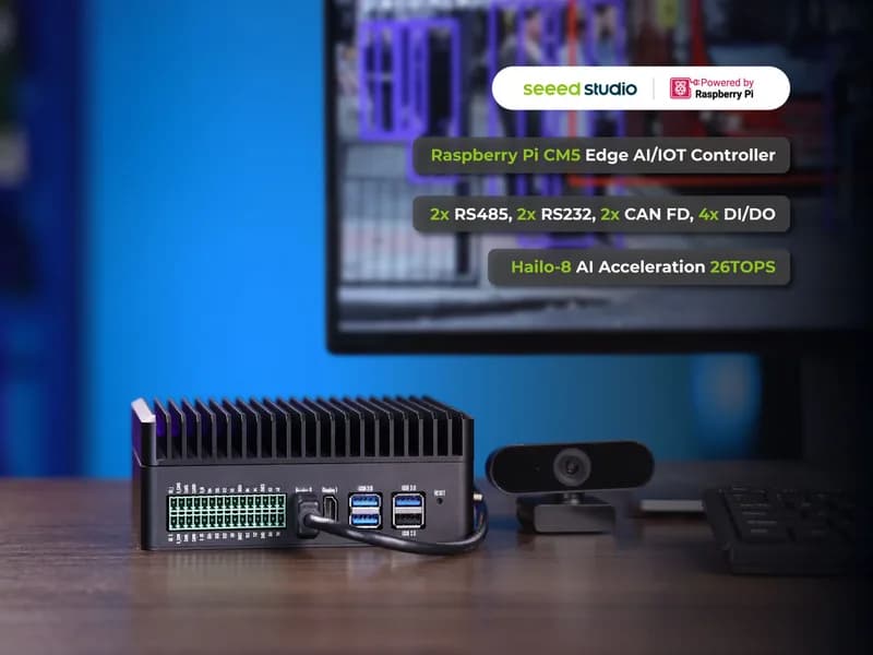 reComputer Industrial R2145-12 — самый надежный и мощный контроллер Raspberry Pi Edge AI/IOT