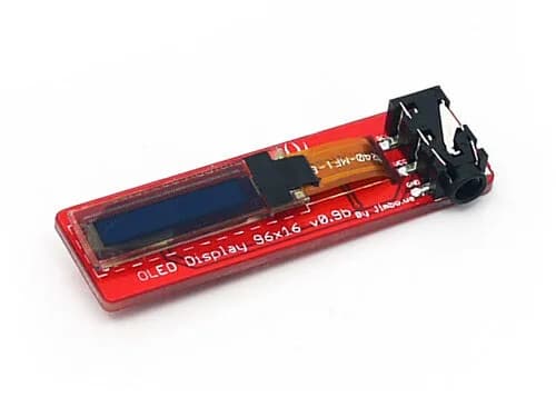 Электронный блок — дисплей OLED 96x16 (со свободным кабелем)