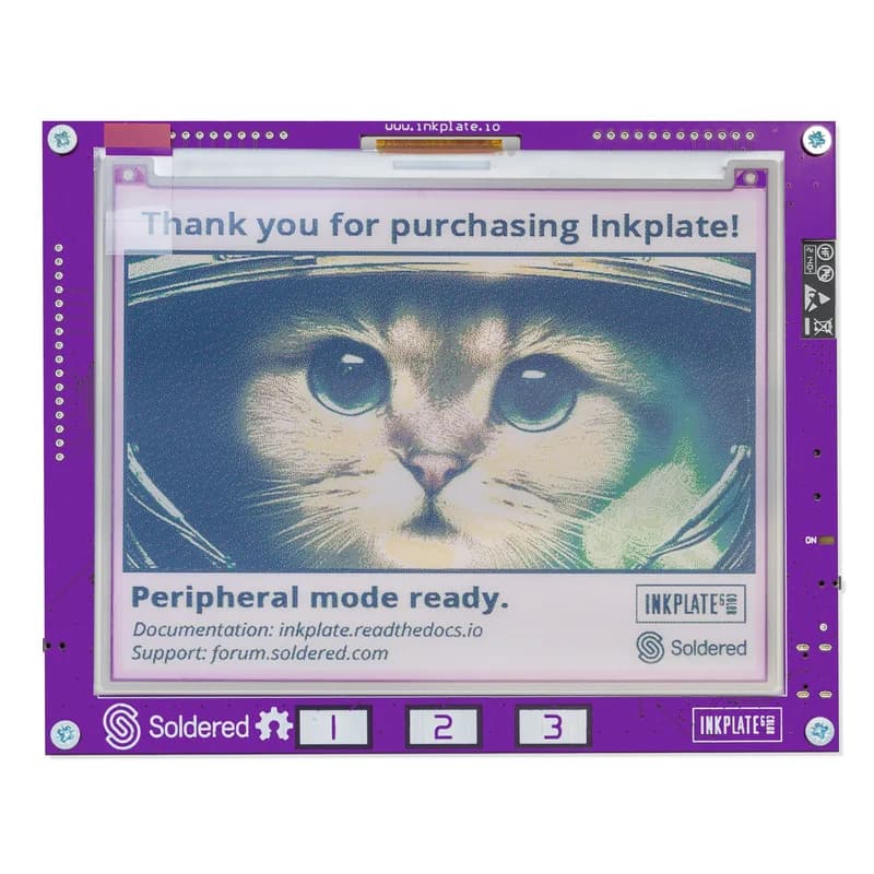 Inkplate 6COLOR Электронная бумага Цветной дисплей