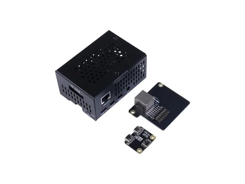 BliKVM HAT Black — плата расширения Raspberry Pi 4, пульт дистанционного управления KVM-over-IP, управление ATX, питание PoE и USB (Raspberry Pi 4 не входит в комплект)