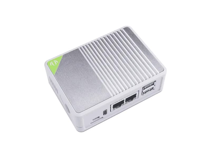 Алюминиевый сплав с ЧПУ, чехол с пассивным охлаждением для Raspberry Pi CM4, несущая плата Dual Gigabit Ethernet