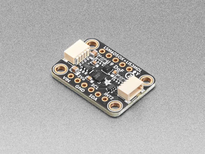 Adafruit LSM6DSOX + LIS3MDL — точность 9 степеней свободы IMU STEMMA QT / Qwiic
