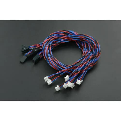 Гравитация: кабель аналогового датчика для Arduino — 50 см (10 шт. в упаковке)