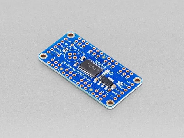 Adafruit 24-канальный 12-битный светодиодный драйвер PWM - интерфейс SPI