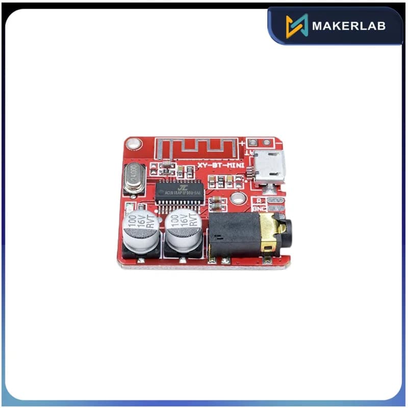 Красный MP3-динамик Bluetooth Усилитель Печатная плата Bluetooth 4.1