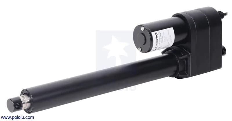 Glideforce LACT12-1000BL Промышленный линейный привод с шарико-винтовой передачей: 450 кгс, ход 12 дюймов (полезный 10,8 дюйма), 0,66 дюйма/с, 12 В