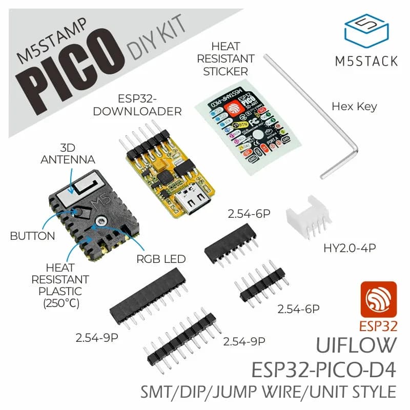 Набор для самостоятельной сборки M5Stamp Pico