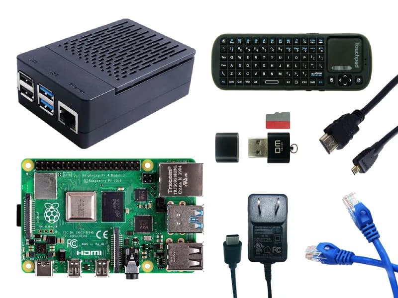 Raspberry Pi 4B — комплект для настольного компьютера — 4 ГБ