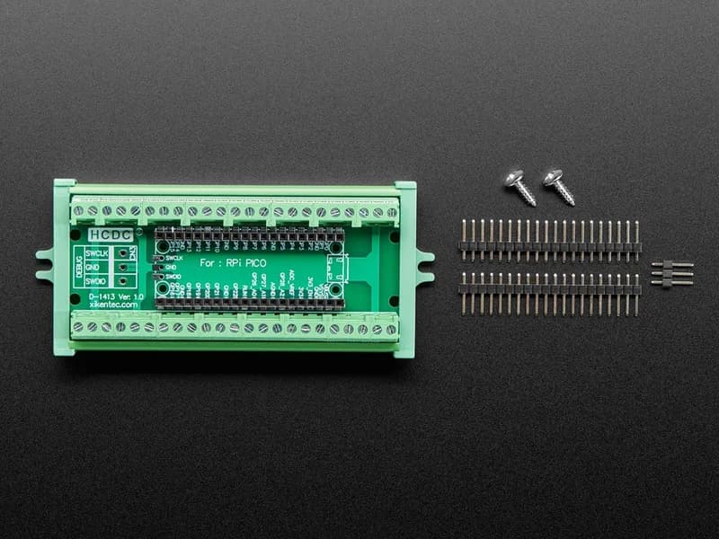 Коммутационный модуль клеммной колодки для версии с винтовым креплением Raspberry Pi Pico