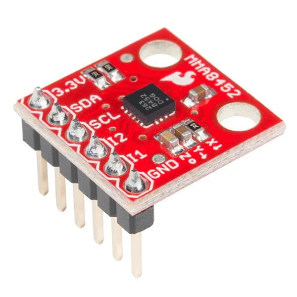 Трехосевой акселерометр SparkFun - MMA8452Q (с разъемами)
