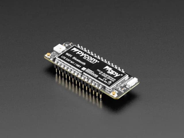 Pycom GPy — Wi-Fi, Bluetooth® с низким энергопотреблением и LTE-M