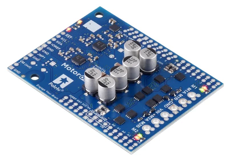 Motoron M2S24v14 Двойной мощный щиток контроллера двигателя для Arduino (без разъемов)