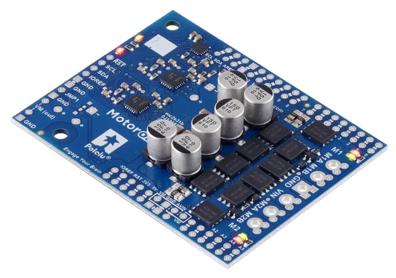 Motoron M2S18v20 Двойной мощный щиток контроллера двигателя для Arduino (без разъемов)