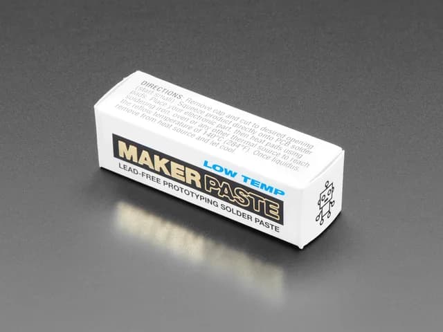 Maker Paste – низкотемпературная бессвинцовая паяльная паста для прототипирования