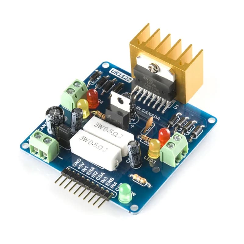 Драйвер двигателя 2A Dual L298 H-Bridge