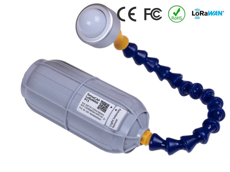 Беспроводной датчик интенсивности света SenseCAP — LoRaWAN US915 МГц