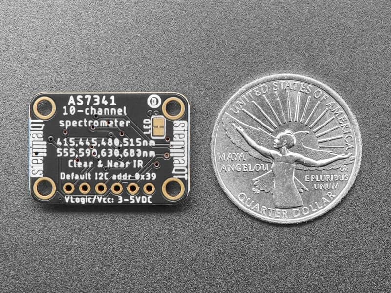 Adafruit AS7341 10-канальный датчик освещенности/цвета STEMMA QT/Qwiic