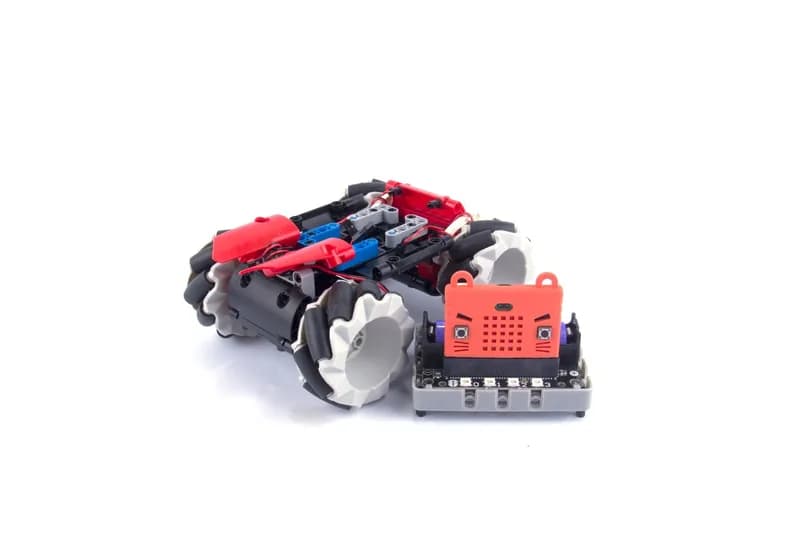 Автомобильный комплект Robot Bit-Mecanum Wheel для Micro Bit, Makecode или Kittenblock-Scratch3