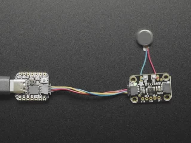 Контроллер тактильного двигателя Adafruit DRV2605L — STEMMA QT / Qwiic
